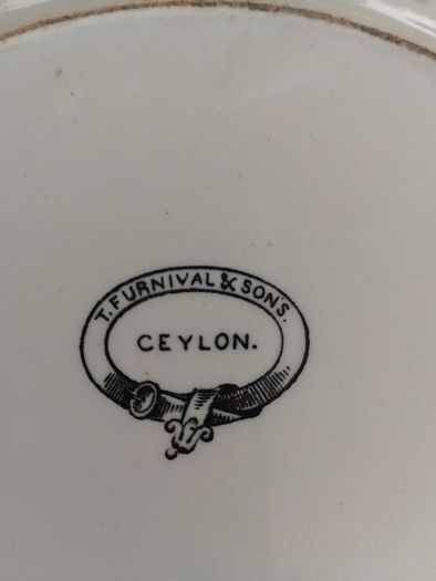 18th century antique plate