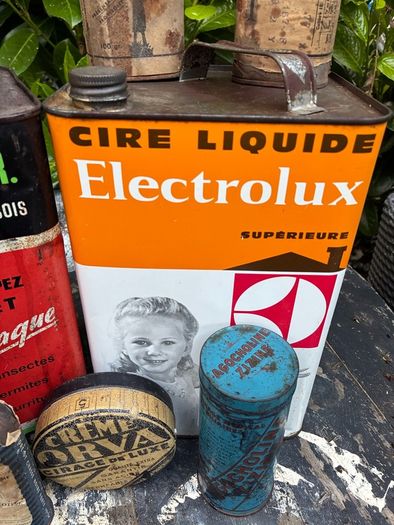 Vintage French Tins / Advertising Cans