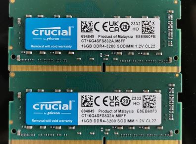 Laptop ram DDR4 32 gb kit