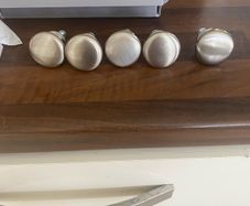 chrome door knobs