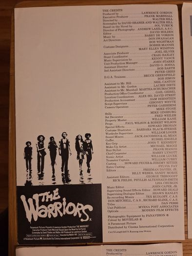 The Warriors Press Kit 1979