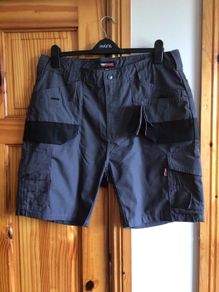 BNWTS Tuff Stuff Mens Grey  Cargo Work Shorts W 36 Can post