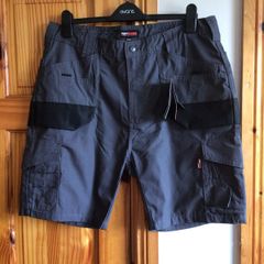 BNWTS Tuff Stuff Mens Grey  Cargo Work Shorts W 36 Can post