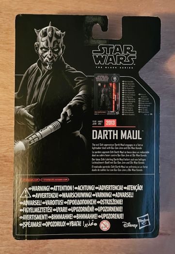 Star Wars Darth Maul 6" Scale Black Series Archive