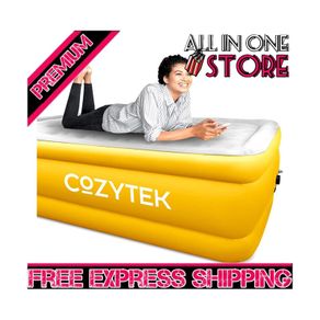 Premium Blow up Inflatable Double Air Bed Mattress with Built in Pump 191 x 137 x 46cm and Storage Bag Included (FREE POSTAGE)