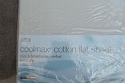 coolmax cotton flat sheet