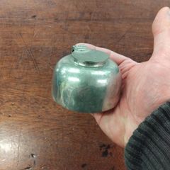 Pewter Ships ink well