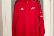 2021/2022 Adidas Adult Munster Rugby Quarter Zip Training Top