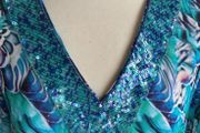 Vibrant Biba dressy beach  top