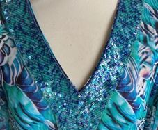 Vibrant Biba dressy beach  top