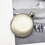 Late 1800s Silver Swiss Made Antique Pocket Watch Image 7