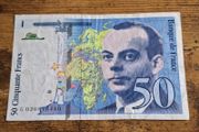 France, 50 Francs 1997 banknote, good condition - free standard postage