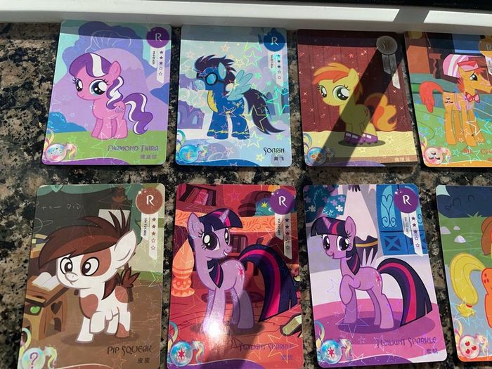 My Little Pony Kayou card bundle x18 (R + SR rarities)