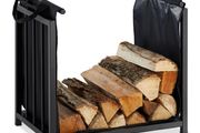 Steel firewood stand