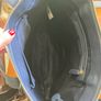 Large navy leather tote bag by Paul Costelloe Image 5