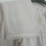 Zara Kids Blouse with Oversized Embroidered Collar Age 11 to 12 Image 2