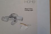 Home Glam 3 Light Ceiling Light - Chrome