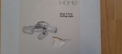 Home Glam 3 Light Ceiling Light - Chrome