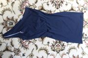 Ladies River Island mini one shoulder black dress