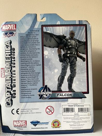 Marvel (Diamond) Select Falcon Sam Wilson from Marvel's Captain America The Winter Soldier