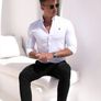 Blakely Stretch Chinos - Black Image 6
