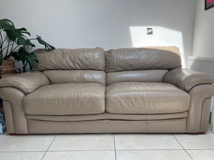 leather sofa free