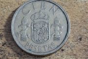 Spain 1984, 100 Pesetas Coin - free standard postage