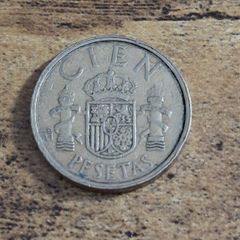 Spain 1984, 100 Pesetas Coin - free standard postage