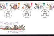 1993 Great Britain Christmas Commemorative Stamps Royal Mail Addressed First Day Cover (FDC)
