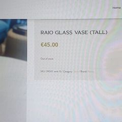 glass vase