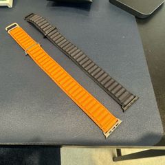 Apple Watch Ultra Alpine Loop Straps Black & Terra Cotta 49mm