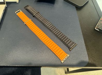 Apple Watch Ultra Alpine Loop Straps Black & Terra Cotta 49mm