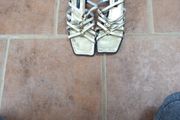 Marco Moreo Gold All Leather Sandals 39.5