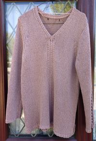 Ladies V Neck Jumper (used).