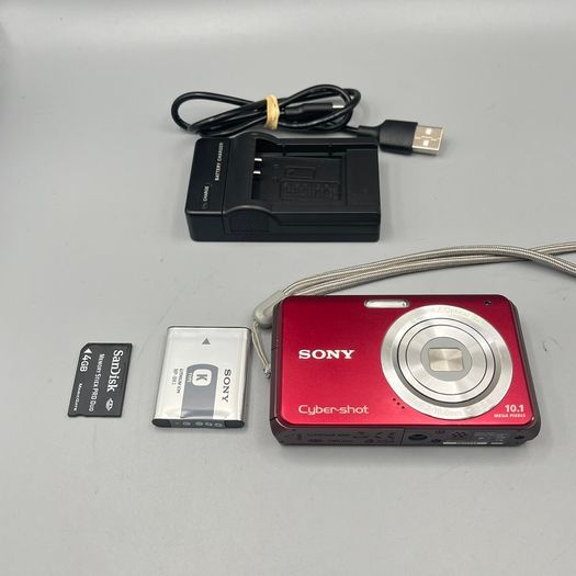 Sony Cyber-shot DSC-W180 Digital Camera Red 10.1MP