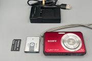 Sony Cyber-shot DSC-W180 Digital Camera Red 10.1MP