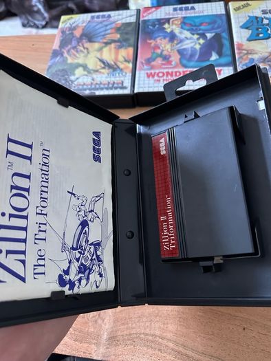 Sega Master System console and games Sonic