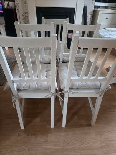 Ikea chair x 5 white