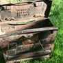 Vintage Military Flare and Smoke Distress Signal Box Ammo Box H-9,5" 11" x 5" Image 7