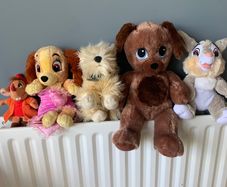 Selection of quality brand soft toys- Disney, Build a Bear, Harrods
