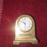 Miniature EFEXOR Quartz Clock Solid Brass Image 2