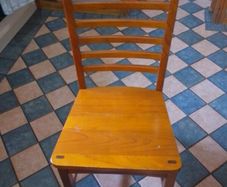 chair - retro hall/kitchen/cottage hardwood