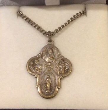 Antique Vintage Saints Medals