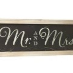 Large Wedding Sign / Prop  - Mr & Mrs