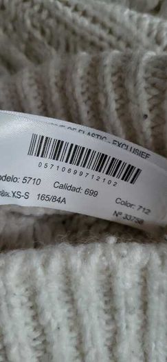 Massimo Dutti Italian Yarn Roll Neck - Sz XS (Fit 10-14UK)