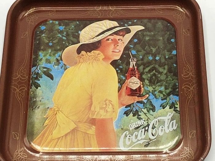 Coca Cola  set of 6 Liberty metal coasters year 1977 # 2