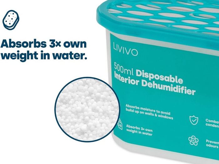 Dehumidifiers Disposable 500ml - 10-Pack Disposable Dehumidifiers for Home - Condensation Absorbers for Windows, Moisture Absorber, Mould Damp Trap, Interior Dehumidifier for Wardrobe, Bathroom