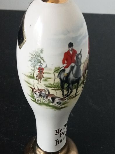 Ye Olde Vintage C1960' Pub Handle Ceramic Mead Decanter filled with Mead
