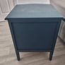 Set of Navy & Gold Bedside Lockers Image 3