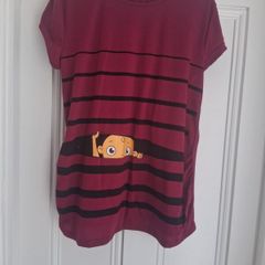 New Peek-a-boo Baby Maternity Top